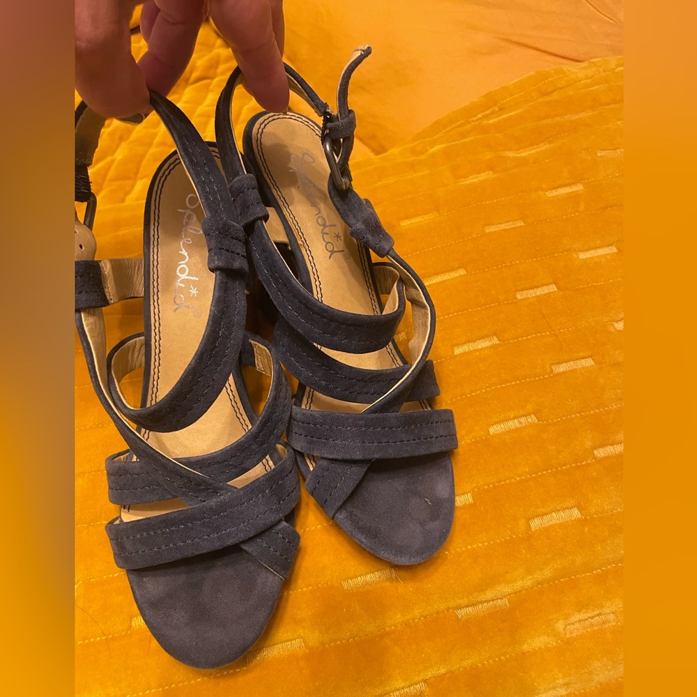 Splendid Navy sandals size 8